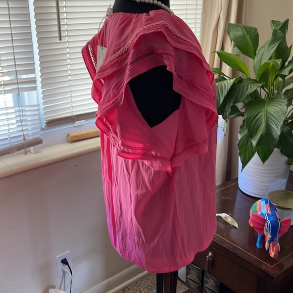 Ramy Brook blouse 👚 pink size M - Picture 2 of 5